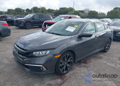 2019 Honda Civic Sport из США, поврежденный, VIN 2HGFC2F89KH563333